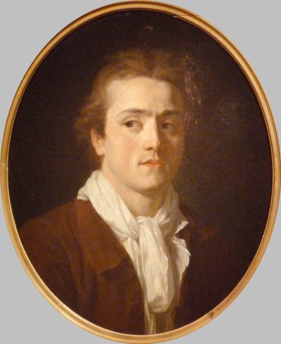 Portrait of Paul-Guillaume Lemoine, called the Roman by Joseph Benoît Suvée